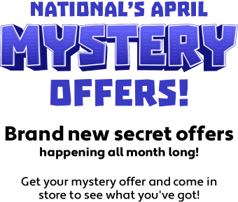 National's April Mysterry Offers!