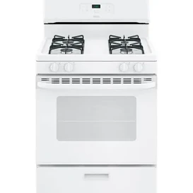                                                              							WHITE 4.8 GAS RANGE
                                                            						 