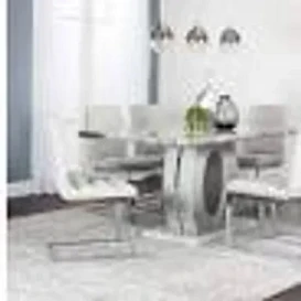                                                              							7PC DYANE GRAY DINETTE
                                                            						 