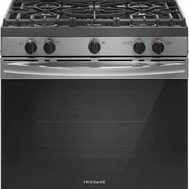                                                              							STAINLESS STEEL 30" GAS RANGE
                                                            						 