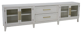                                                              							105" WHITE MARTINA 4DOOR 2 DRAWER C...
                                                            						 