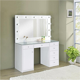                                                              							WHITE GLOSS VANITY
                                                            						 