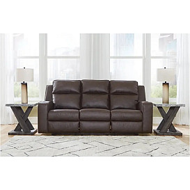                                                              							LAVENHORNE UMBER FAUX LEATHER RECLI...
                                                            						 