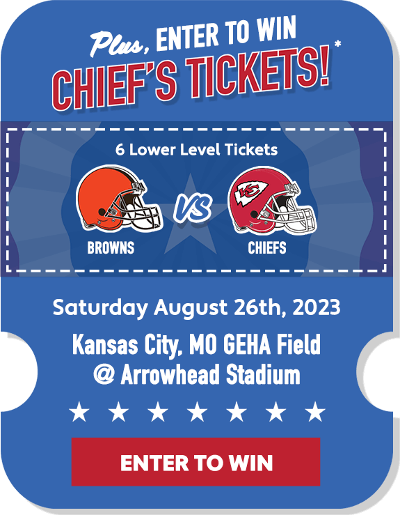 Plus, Enter to win Chief's ticekts! Saturday August 26th, 2023 Kansas City, MO GEHA Field  @ Arrowhead Stadium